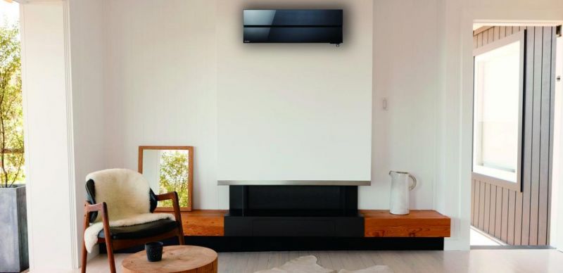 Mitsubishi Electric MSZ-LN Noir Onyx visible en showroom à Eyguières 13430