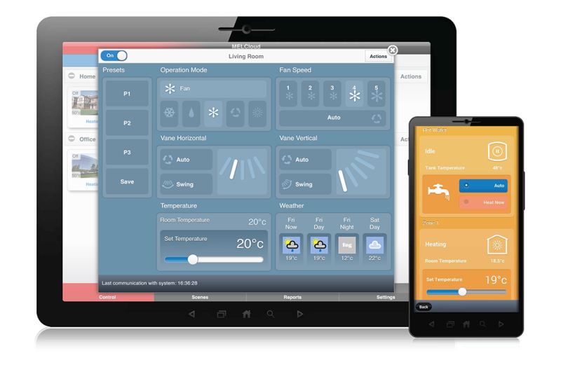 Interface Wifi MelCloud Mitsubishi Electric wifi