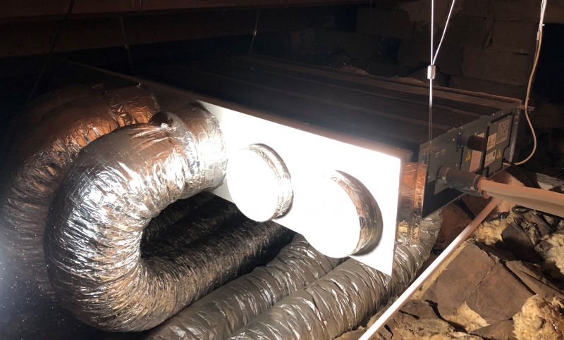 Installation d'un système de Gainable Mitsubishi Electric à Lancon de Provence 13680