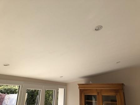 Travaux électricité avec pose de luminaires dans une extension de maison à Eyguières 13430