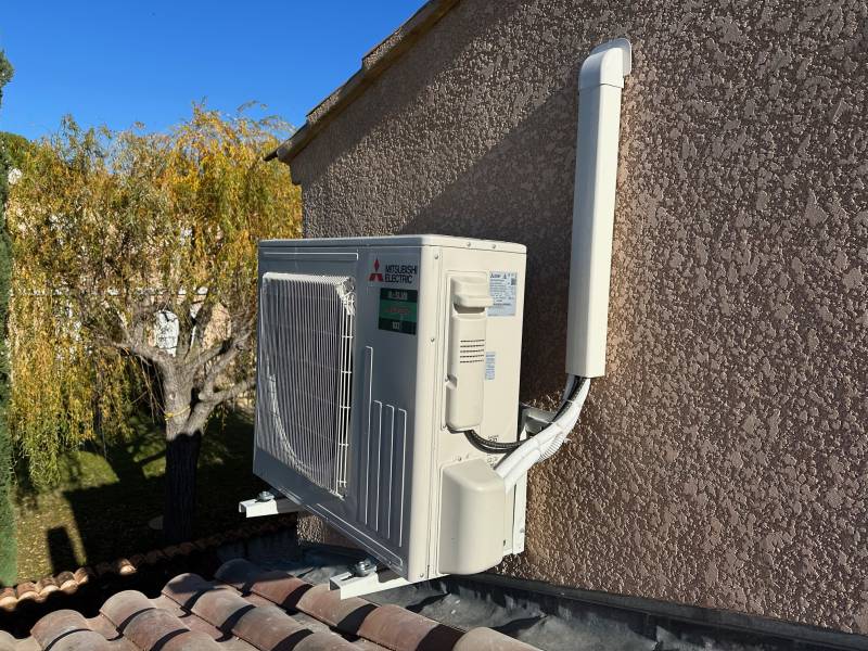 Installation et mise en service d'une pompe à chaleur Air/Air Mitsubishi Electric à Salon de Provence 13300